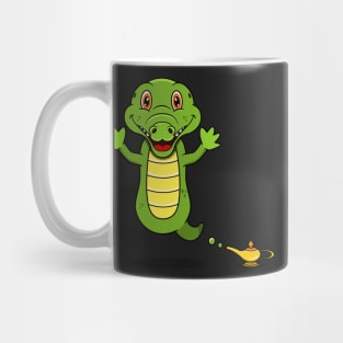 Cute Crocodile Ghost and Flying Mug